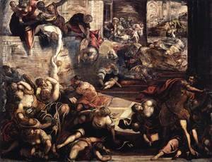 Jacopo Tintoretto (Robusti) - The Massacre of the Innocents (detail)