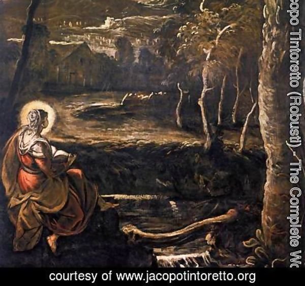 Jacopo Tintoretto (Robusti) - St Mary of Egypt (detail) 2