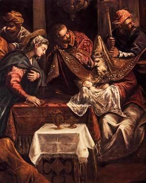 Jacopo Tintoretto (Robusti) - The Circumcision (detail) 2