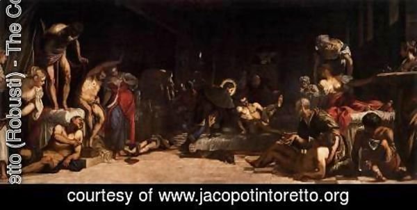 Jacopo Tintoretto (Robusti) - St Roch in the Hospital