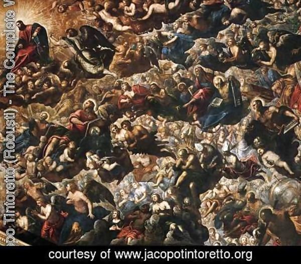 Jacopo Tintoretto (Robusti) - Paradise (detail) 2
