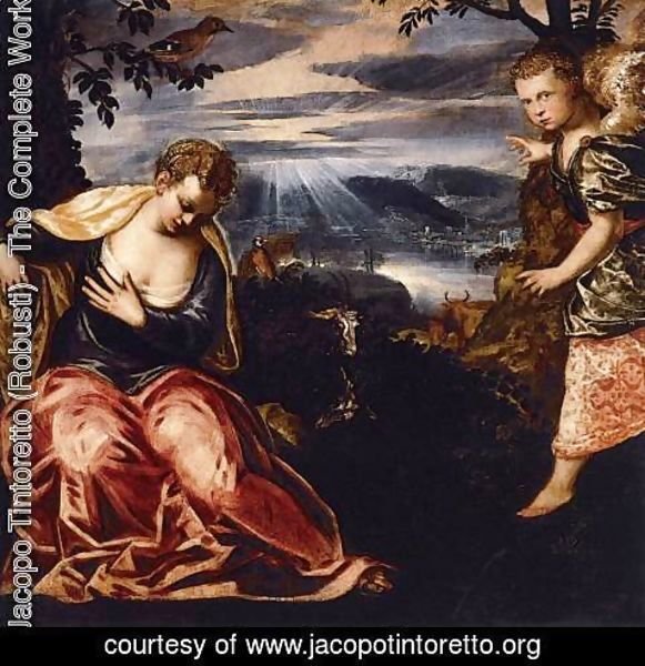 Jacopo Tintoretto (Robusti) - The Annunciation to Manoah's Wife 2