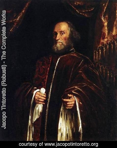 Jacopo Tintoretto (Robusti) - Portrait of a Senator 3