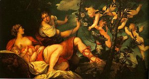 Jacopo Tintoretto (Robusti) - Diana and Endymion