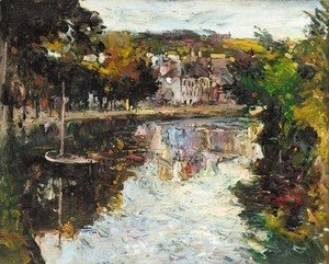 On the river, Quimperle, Brittany