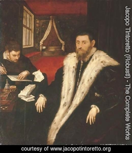 Jacopo Tintoretto (Robusti) - Portrait of a nobleman