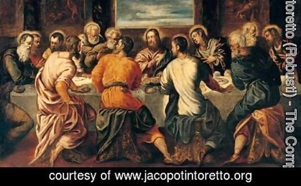 Jacopo Tintoretto (Robusti) - The Last Supper 7