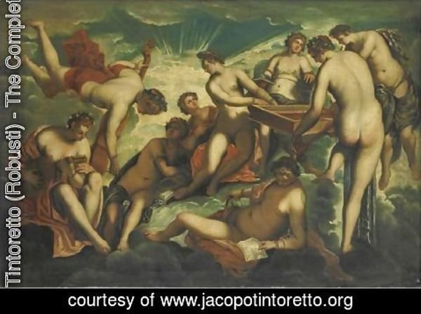 Jacopo Tintoretto (Robusti) - Le Nove Muse