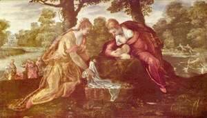 Jacopo Tintoretto (Robusti) - Finding of Moses