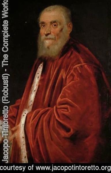 Jacopo Tintoretto (Robusti) - Portrait of Senator Marco Grimani