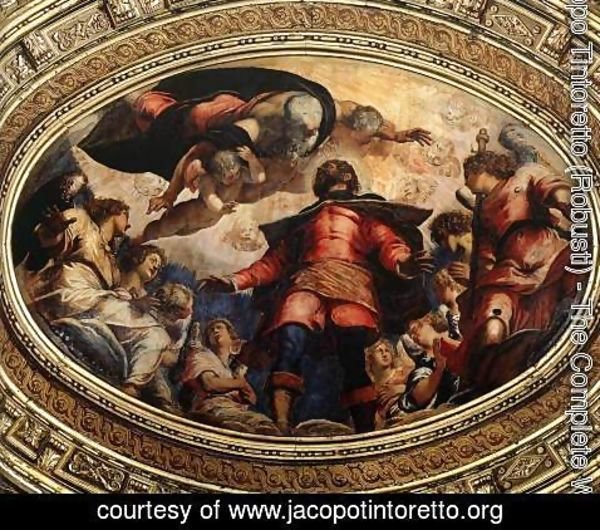Jacopo Tintoretto (Robusti) - The Apotheosis of St Roch